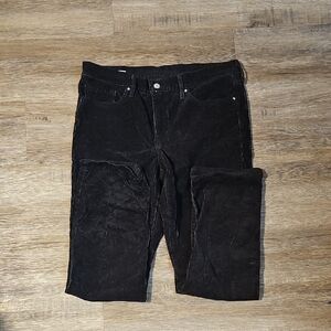 Levi's Women's Black Corduroy Pants
